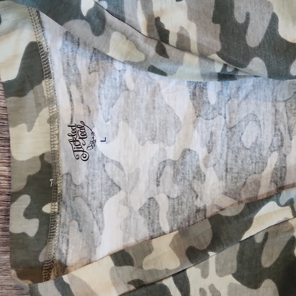 Tickled Teal Camo Cardigan - Picture 2 of 6